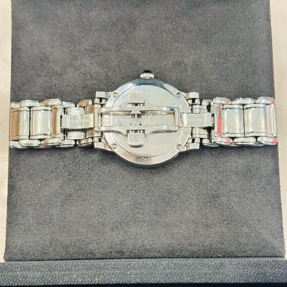 David Yurman Classic Watch Stainless Steel Black Mother of Pearl Dial 38mm